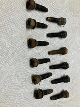 Load image into Gallery viewer, 62 63 64 65 66 67 Nova Chevy II Door Hinge to Body Bolt Set (Original) 1962 1963 1964 1965 1966 1967