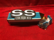 Load image into Gallery viewer, NOS 1967 Chevelle SS 396 Rear Tail Panel Emblem GM - Sundellauto Specialties