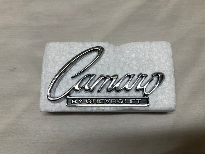 68 69 Camaro Header Panel or Trunk Lid Emblem (Sold Each) 