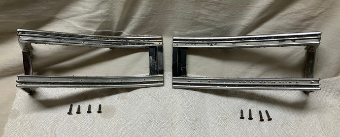 68 Chevelle SS Taillight Bezels Pair Original Chevelle Malibu 1968