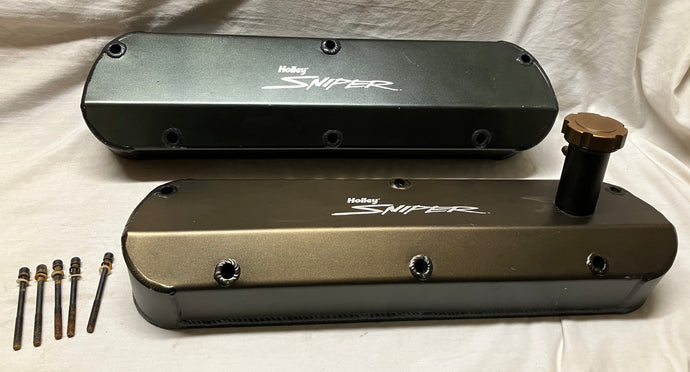 Holley Sniper Valve Covers Ford SB 4.3L 4.7L 5.0L 5.8L Used 1962-1985