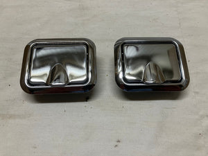 Rear Ashtray Pair 62 63 64 Chevy II Sedan 62 63 64 65 66 67 Biscayne Sedan