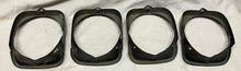 Load image into Gallery viewer, 68 Chevelle Headlight Bezels Blacked Out 4 pieces 1968