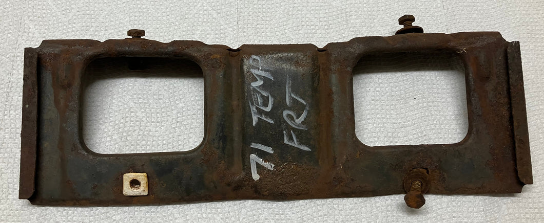 71 72 Tempest Front Tag Bracket (Original) 1971 1972