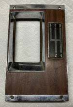Load image into Gallery viewer, 68 Camaro 4 Speed Console Shifter Plate Walnut (Original) SS Z28 RS 1968