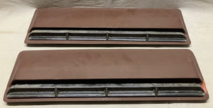 66 Chevelle SS Hood Louvers with Inserts Pair (Original) El Camino 1966