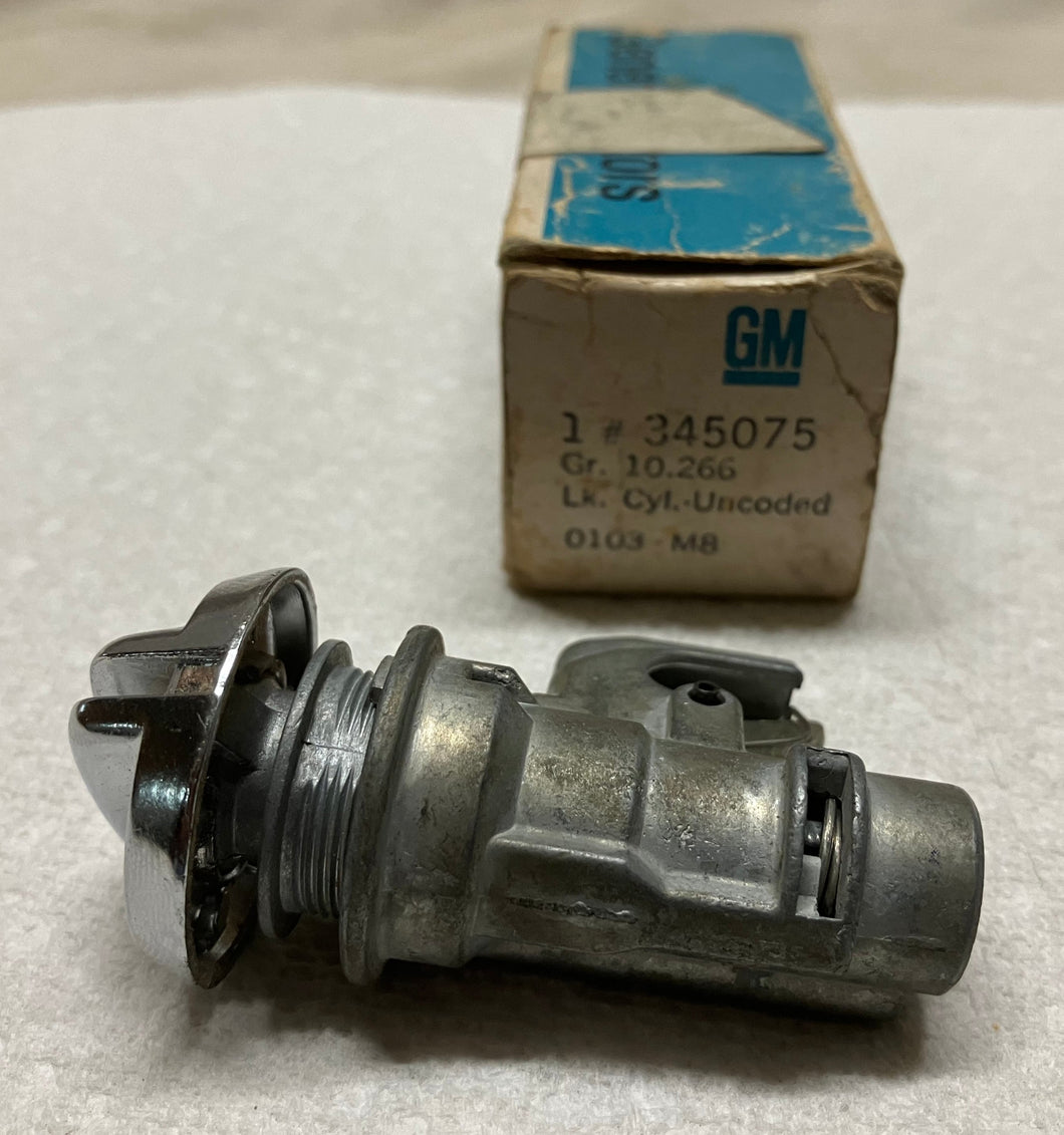 NOS 70 71 72 73 74 75 76 77 Chevelle Glove Box Lock Cylinder Uncoded 345075 SS El Camino Camaro Monte Carlo