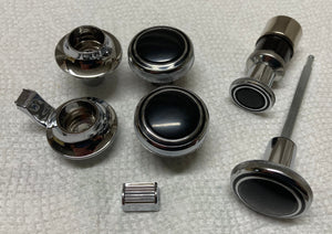 69 70 Chevelle Dash Knob Set w/Mono Radio 7 piece SS Camaro Nova El Camino Impala 1969 1970