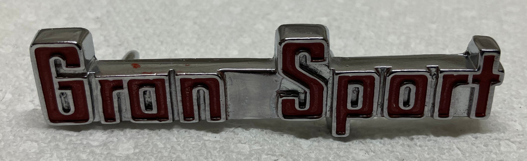 65 Gran Sport Front Fender and Tail Panel Emblem 1965