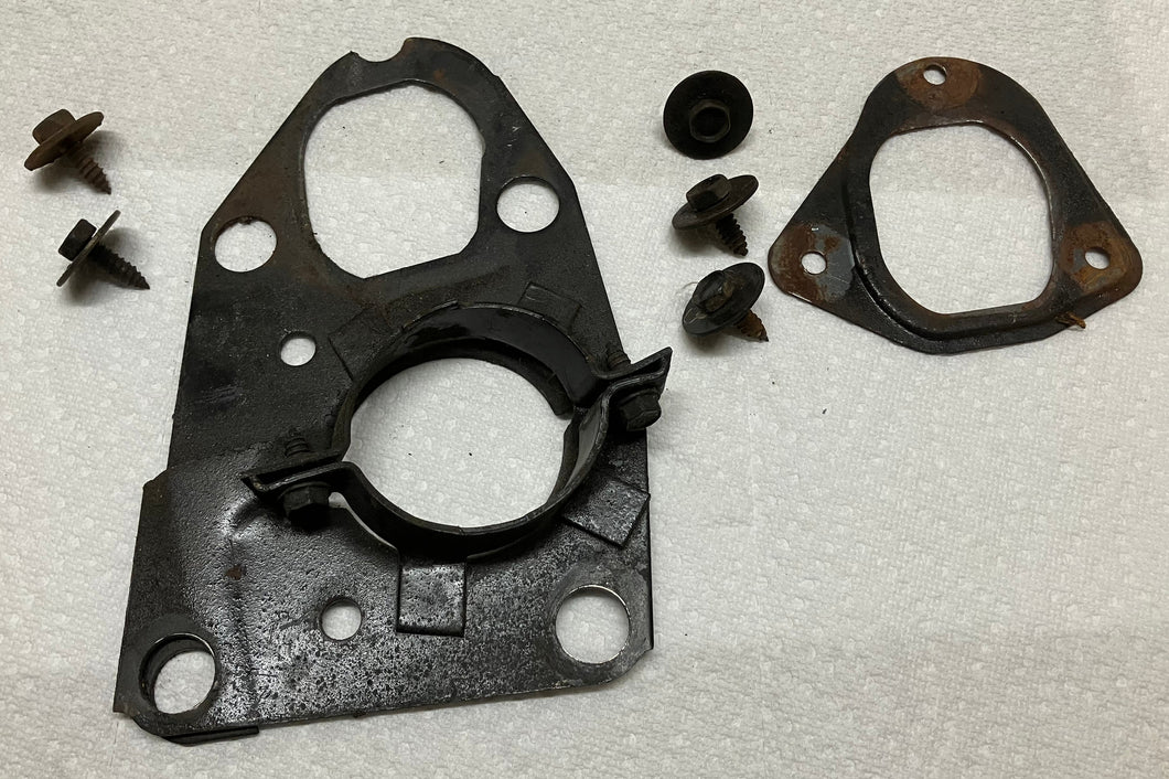 67 Chevelle Steering Column Clamp with Upper Clutch Rod Boot Clamp (Original) SS El Camino 1967