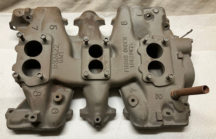 59 Pontiac Tri Power Intake Manifold 532422 1959 Pontiac Catalina Bonneville