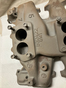 59 Pontiac Tri Power Intake Manifold 532422 1959 Pontiac Catalina Bonneville