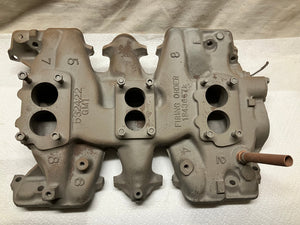 59 Pontiac Tri Power Intake Manifold 532422 1959 Pontiac Catalina Bonneville