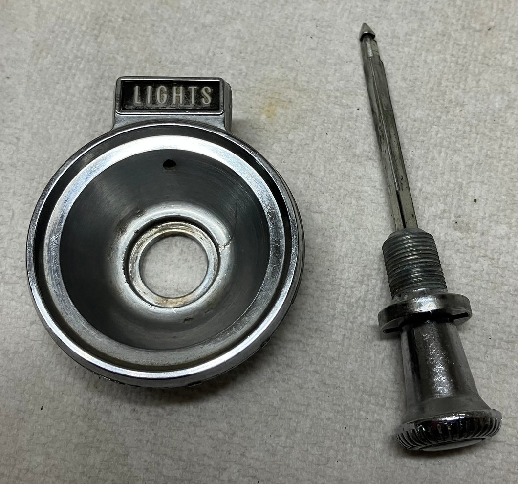 70 71 72 Cutlass Headlight Switch Knob and Bezel Original 1970 1971 1972