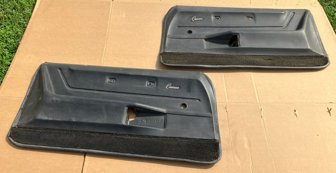 68 69 Camaro Deluxe Door Panels Pair Original SS RS Z28 1968 1969