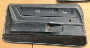 68 69 Camaro Deluxe Door Panels Pair Original SS RS Z28 1968 1969