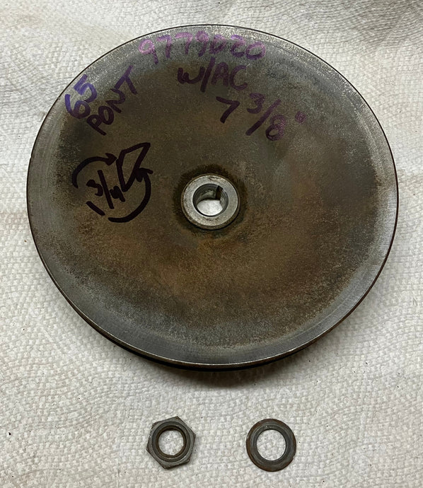 65 Bonneville Power Steering Pump Pulley with A/C 9779020 Original Catalina Grand Prix 1965