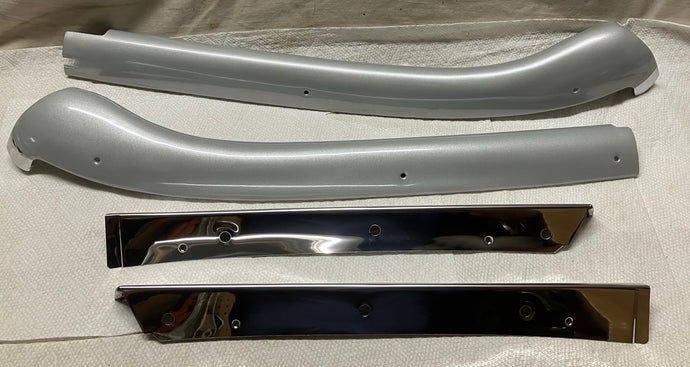 67 68 69 Camaro Convertible Outer Pillar Molding Inner Header 4 pc set SS Firebird 1967 1968 1969