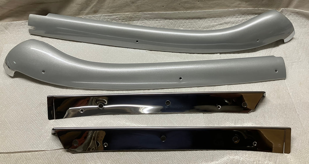 67 68 69 Camaro Convertible Outer Pillar Molding Inner Header 4 pc set SS Firebird 1967 1968 1969