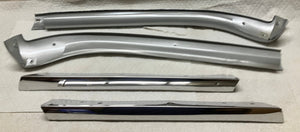 67 68 69 Camaro Convertible Outer Pillar Molding Inner Header 4 pc set SS Firebird 1967 1968 1969