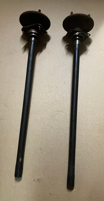 62 63 Chevy II Nova Rear Axle Shafts 4 Lug LH and RH Original 1962 1963