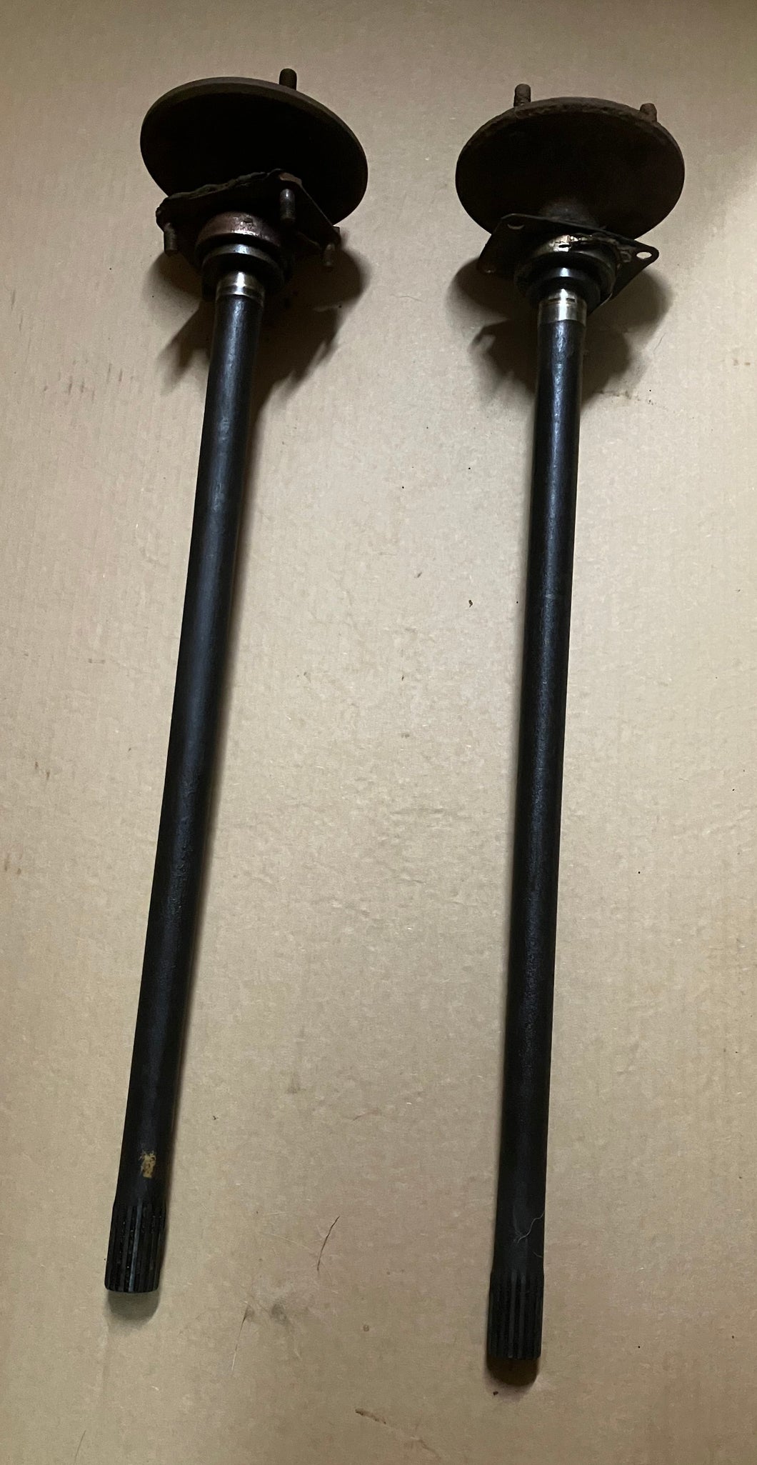 62 63 Chevy II Nova Rear Axle Shafts LH and RH Original 1962 1963