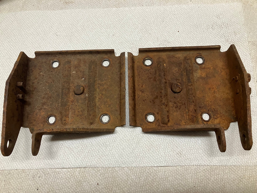 62 63 Chevy II Nova Rear Axle Backing Plates Original 1962 1963
