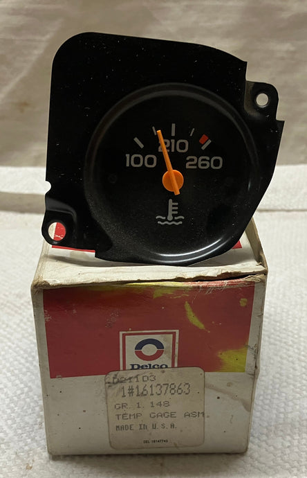 80 81 82 83 84 85 86 87 Chevrolet and GMC C/K Truck NOS Temperature Gauge 16137863