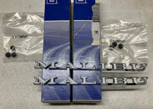 Load image into Gallery viewer, NOS 71 72 Malibu Fender Emblems MALIBU 3990939