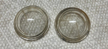 Load image into Gallery viewer, 64 65 Chevelle License Plate Light Lenses Glass Original Pair 1964 1965 El Camino 67 68 69 70 C10 Tag Light Lenses