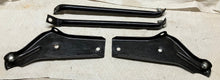 Load image into Gallery viewer, 66 67 Chevelle Rear Bumper Brackets 3872191 3872192 4 pc Original SS 1966 1967