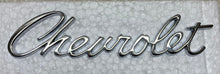 Load image into Gallery viewer, 67 Camaro Header Panel or Trunk Lid Emblem Chevrolet Script 1967 - Sundellauto Specialties