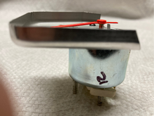 Load image into Gallery viewer, 68 69 Camaro Console Temp Gauge Silver Face SS 1968 1969