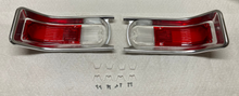 Load image into Gallery viewer, 66 Chevelle Taillight Bezels Taillight Lenses Backup Light Lenses Bezel Retaining Clips SS 1966