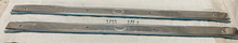 Load image into Gallery viewer, 64 65 66 67 Chevelle Door Sill Plates Pair with Riveted Body by Fisher Emblem SS 1964 1965 1966 1967