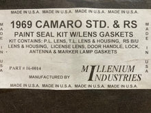 Load image into Gallery viewer, Paint Seal Gasket Kit - 69 Camaro Standard and RS - Sundellauto Specialties