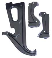 Grille Support Bracket Set (3pcs) - 70 Chevelle El Camino