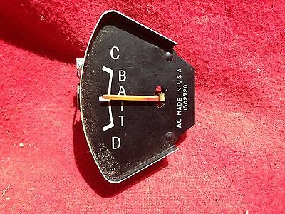 63-5 Chevy II Nova SS Ammeter Gauge Battery Voltage Original - Sundellauto Specialties