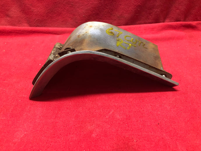 1967 Cutlass Fender Filler Panel and Moulding RH 67 442 Front Fender Trim Oldsmobile - Sundellauto Specialties