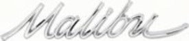 66 - 67 Chevelle Quarter Panel Emblems - "Malibu" - LH/RH Pair