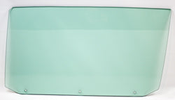 Door Glass w/ 3 Holes - Green Tint - LH - 65 GM A-Body Coupe