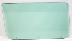 Door Glass w/ 3 Holes - Green Tint - RH - 65 GM A-Body Coupe