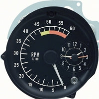 Tachometer & Clock Assembly - 76-78 Firebird