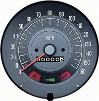 Speedometer - 160 MPH for models without Gauges - 68 Firebird