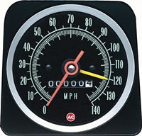 Speedometer - 140 MPH with Speed Warning - 69 Camaro (COPO)