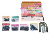 Master Chassis Hardware Kit - 307/350 with Disc Brakes & Multi-Leaf Springs - 345 Piece Kit - 73 Camaro