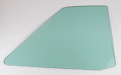 Quarter Glass - Green Tint - RH - 64-65 Skylark Cutlass GTO Coupe