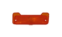 Parking Lamp Lenses - Amber - LH/RH Pair - 66 Chevelle El Camino