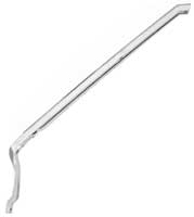 Vent Window Frame - Forward - Chrome - LH - 66-67 GM A-Body (Coupe & Convertible)
