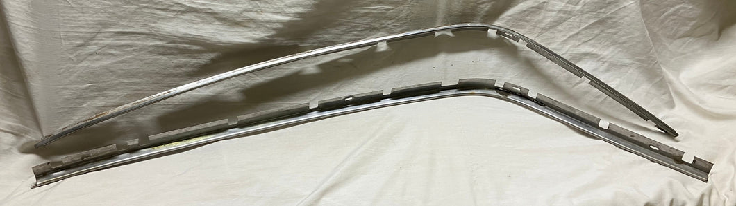 70 71 72 73 Camaro Drip Rail Moldings Stainless Steel Original Z28 SS RS Firebird Trans Am 1970 1971 1972 1973